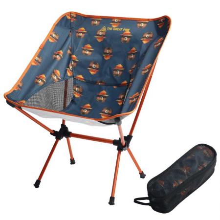 Utendørs ultralette bærbare sammenleggbare stoler med bæreveske 