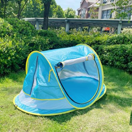 Utendørs Portable Anti UV Sun Shelter Automatisk Stort Pop Up Strandtelt 