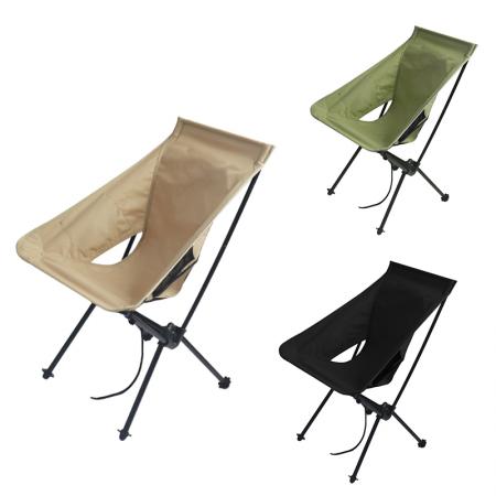 Sammenleggbar utendørs stol tilpasset logo aluminium sammenleggbar stol engros camping strand stol 