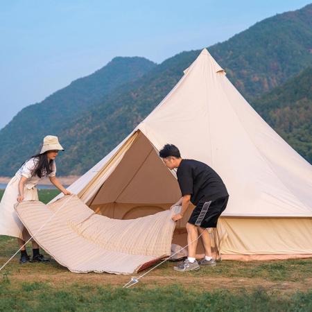 OEM Komfortabel Campingmadrass Madrass Bærbar liggeunderlag 30D TPU oppblåsbar soveseng 