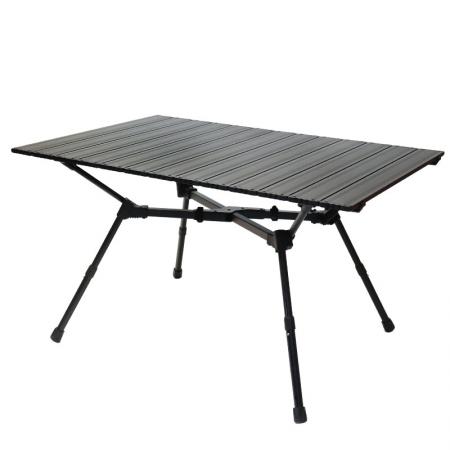 2023 Nytt bærbart sammenleggbart campingbord Sammenleggbart utendørs piknikstrandbord i aluminium med stabil X-bar 