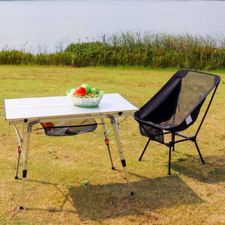 Sammenleggbar utendørs stol Lav strand ryggsekk stoler metall hage camping utendørs stol 