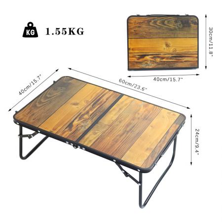 Camp sammenleggbar bord Bærbare aluminiumsbord Minireise lettvektsbord 