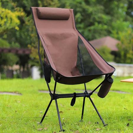 lett campingstol utendørs bærbar sammenleggbar stol luftfart aluminiumslegering ultralett sammenleggbar campingstol strandstol 