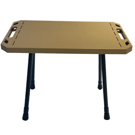 Sammenleggbart utendørs piknik Kompakt reisevennlig bærbart sammenleggbart taktisk firkantet bord
         
