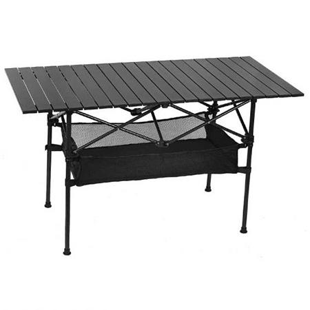 stort bærbart campingbord aluminium sammenleggbart piknik kokk stasjon roll-up bord for camping BBQ party piknik bakgård 
