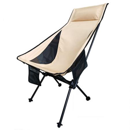 Utendørs sammenleggbar strandstol med bæreveske 600d oxford 