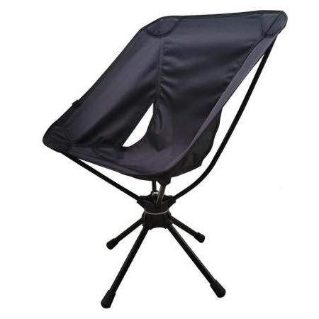 varmselgende 360 graders svingbar campingstol utendørs sammenleggbar bærbar strandstol fiskestol 