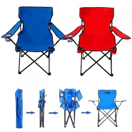 Tilpasset utendørs sammenleggbar strandstol med armlener 