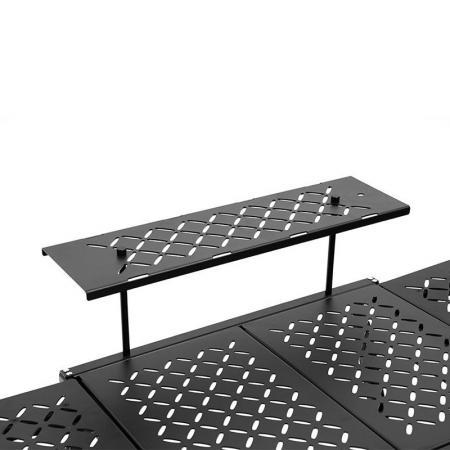 Sammenleggbart tilpasset utendørs Igt gratis kombinasjon Lett justerbart bærbart campingbord i aluminium 