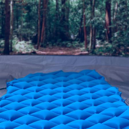 Sammenleggbar oppblåsbar Ultralett kompakt vanntett luftmadrass Camping liggeunderlag 