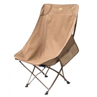 Campingstol med høy rygg