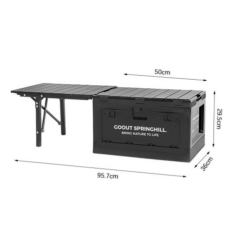 Traveling Adventure Car Trunk Box Aluminium utendørs oppbevaringsboks 