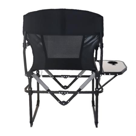 600D Oxford Outdoor Relax Portable Director Sammenleggbar campingstol med sidebord 