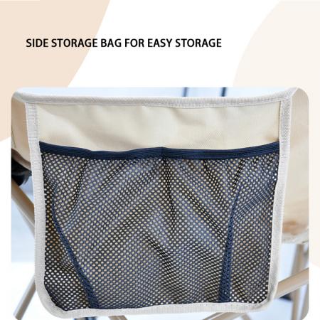 Lav MOQ dobbeltseter utendørs lett folding strand camping bærbar fiske stol med nettveske 