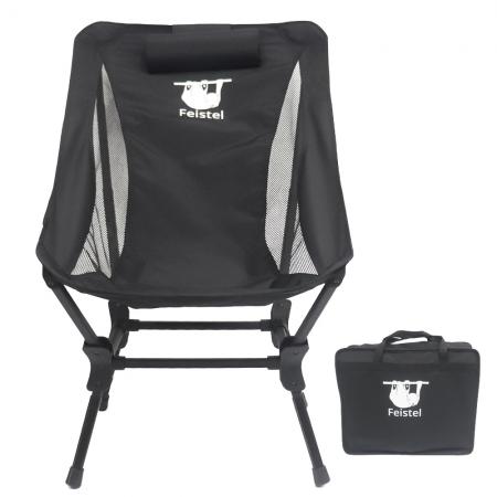 Tilpasset logo hage stol lett aluminium sammenleggbar campingstol