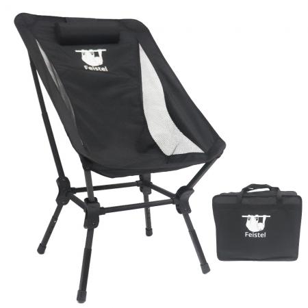 Tilpasset logo hage stol lett aluminium sammenleggbar campingstol