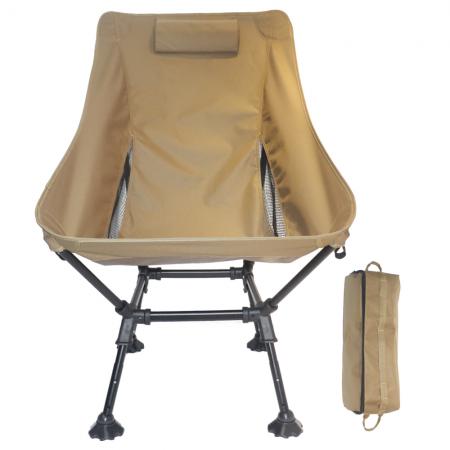 Engros utendørs sammenleggbar måne stol backpacking camping strandstol