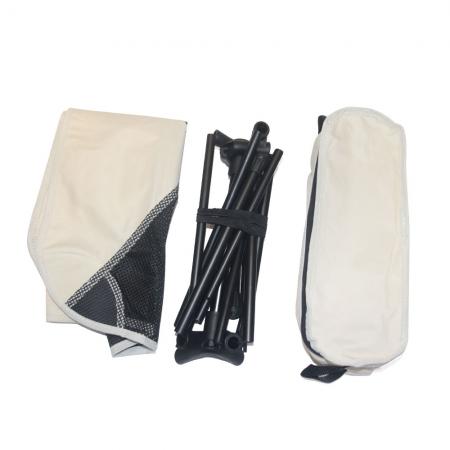 Tilpasset lettvektsmetalljern sammenleggbar stol utendørs campingmånestol 