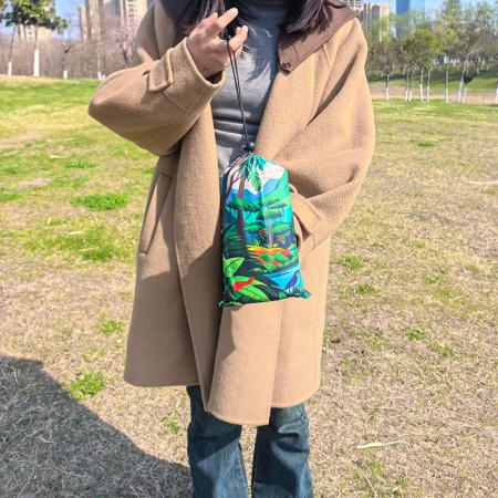 Stor fotturer camping strand tilpasset trykk utendørs vanntett piknikteppe