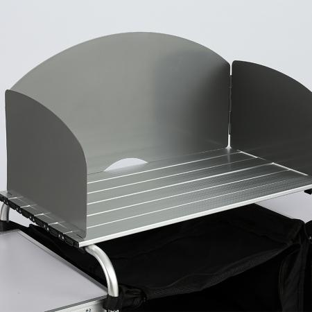 Bærbart camping aluminiumslegering multifunksjonelt IGT sammenleggbart bord mobilt kjøkken spisebord 