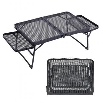 Camping metallnett sammenleggbart grillbord