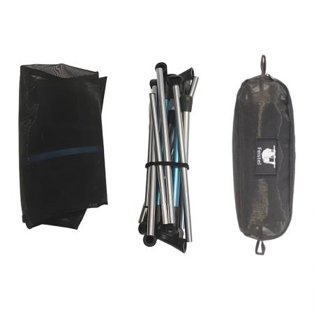 Dobbelstangkonstruksjon Sammenleggbar lett fottur Camping Fiske Piknik Reise Månestoler 