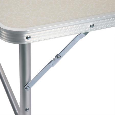 Bærbart campingbord i aluminiumslegering, justerbar høyde, multifunksjonelt utendørs strandgrillbord 