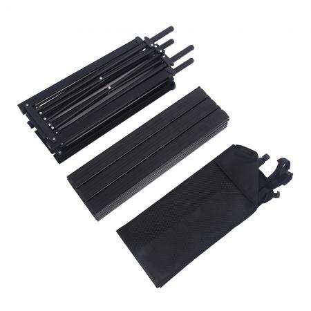 Ultralett sammenleggbart strandbord med bæreveske utendørs reise matlaging piknik campingbord 