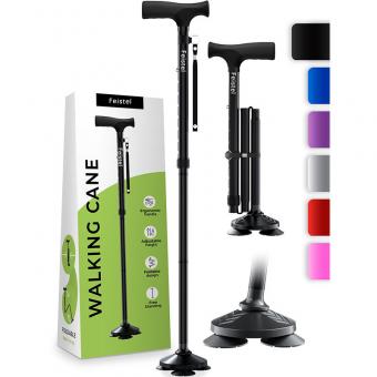 Eldre sammenleggbar T-grep spaserstokk