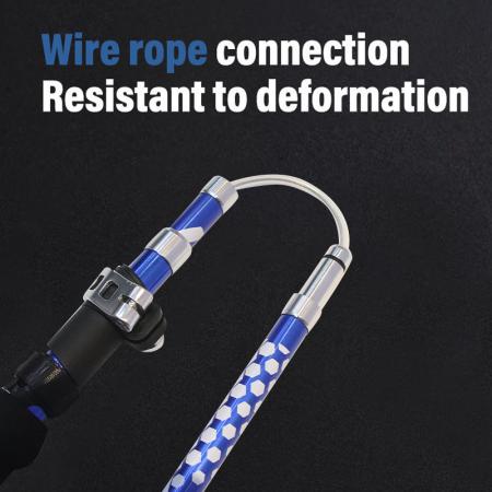 Femdelt sammenleggbar turstang Ultralett 7075 aluminiums ytre låslegering utendørs turstang 