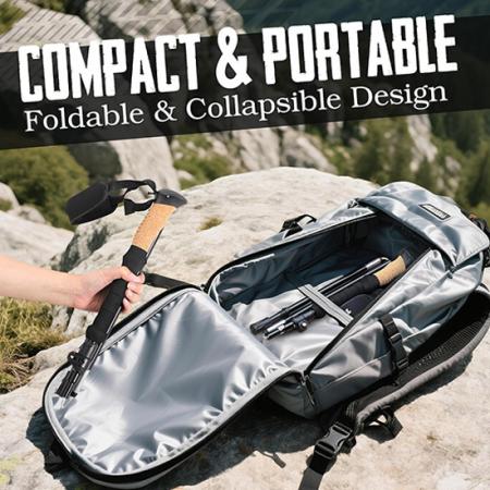 Spaserstokker i aluminiumslegering Klatrestav med fast grep