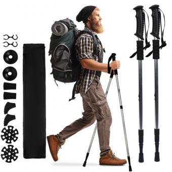 Gummihåndtak med innvendig lås, gangstaver