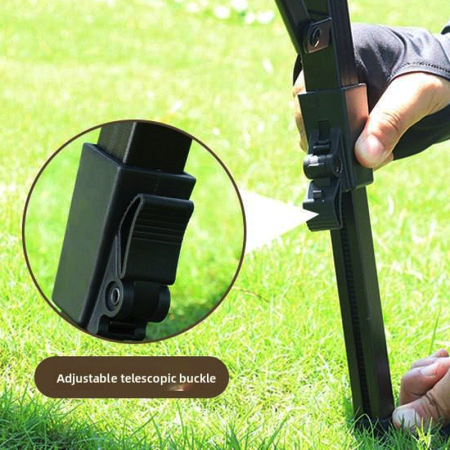 Utendørs justerbar høyde lettvekts aluminium sammenleggbart X-formet IGT campingbord 