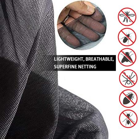 Tynn utendørs myggnetthengekøye anti-velt feltcamping fallskjermduk anti-mygghengekøye