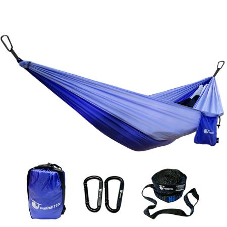 Høy kvalitet bærbar nylon og stoff hengekøye vanntett camping hengekøye