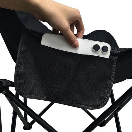 Camping Høy Rygg Stor Størrelse Månestol Komfortabel Sammenleggbar Utendørs Lazy Lounge Chair
