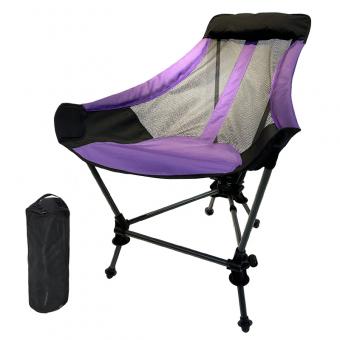 Tilpasset camping sammenleggbar enkel loungestol