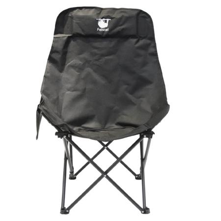 Camping Høy Rygg Stor Størrelse Månestol Komfortabel Sammenleggbar Utendørs Lazy Lounge Chair