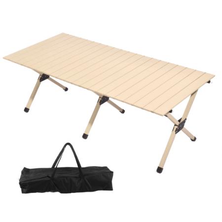Egg roll-bord Massivt aluminium 7075 sammenleggbart bord Selvkjørende campingvogn 