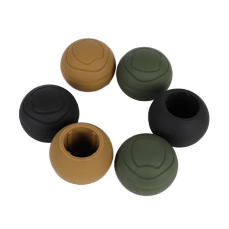 Tilpasset månestol anti-sagging ball silikon sfærisk base slitesterk fotpute for campingstol 