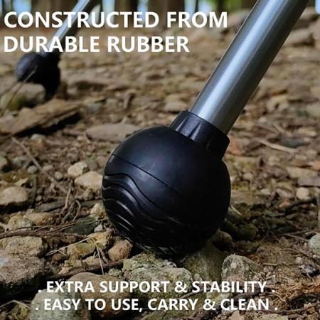 Tilpasset månestol anti-sagging ball silikon sfærisk base slitesterk fotpute for campingstol 