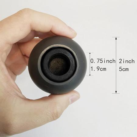 Tilpasset månestol anti-sagging ball silikon sfærisk base slitesterk fotpute for campingstol 