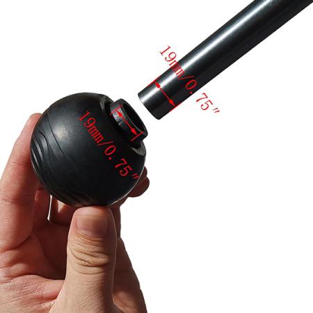 Tilpasset månestol anti-sagging ball silikon sfærisk base slitesterk fotpute for campingstol 