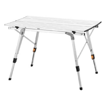 Aluminium campingbord Bærbart justerbart piknik camping sammenleggbart utebord