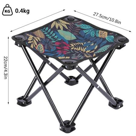 Utendørs camping piknik reise strandbod moderne design bærbar håndholdt sammenleggbar krakk
