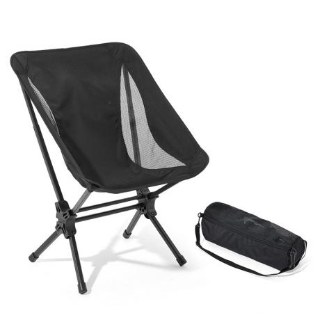 Turstol bærbar lettvektsstol i aluminium og Oxford-stoff, campingstol med enkel oppsett og kompakt sammenleggbar design