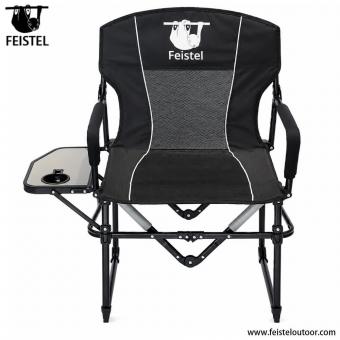 Sammenleggbar campingstol med sidebord
