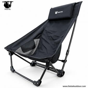 XL gyngestol med tilbakelent rygg for camping