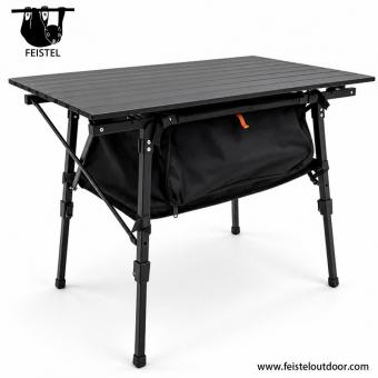 Rullebord i aluminium for camping